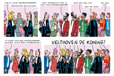 Velthoven De Koning Cartoon De Rechter