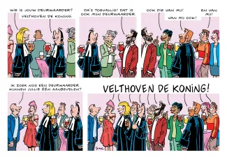 Velthoven De Koning Cartoon De Rechter